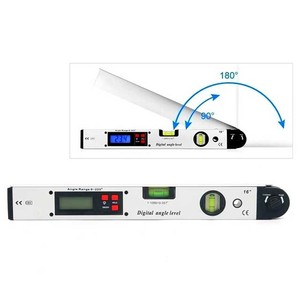 Medidor de Ángulos <span class=keywords><strong>Digital</strong></span> de 400 mm con Pantalla LCD, Herramienta de Nivelación Multiusos con Extensión de Pata para Pendientes Horizontales y Verticales - Product Image 5