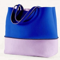 Bolso de mano de neopreno ligero para mujer Cierre abierto multiusos para el trabajo y los viajes Sin mal olor
