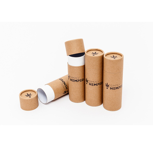 Luxo Caixa de Óleo de Cânhamo Óleo de Embalagens Recicláveis de Papel Tubo - Product Image 3