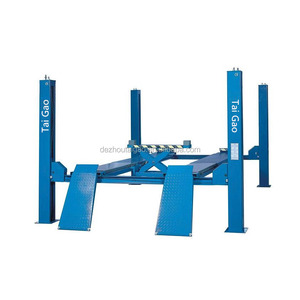 3.5T 4 Post Hydraulic Wheel Alignment <strong>Car</strong> Lift With Rolling <strong>Jack</strong> With Low <strong>Price</strong> - Product Image 1