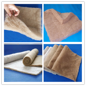 Thermal Bonded <strong>Camel</strong> Hair/wool <strong>Wadding</strong> with Fabric for Clothes - Product Image 5