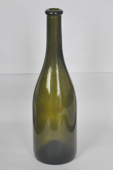 750ML/500ML Amber Color Glass Champagne Bottle with dark green