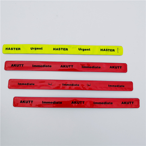 Khả Năng Hiển Thị Cao Cảnh Báo Phản Quang PVC Arm Snap <span class=keywords><strong>Slap</strong></span> Band Cho Trẻ Em - Product Image 3