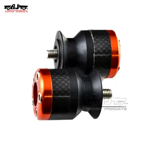 Carretes basculantes de fibra de carbono para motocicleta, protector deslizante para Suzuki, Honda, Kawasaki, Yamaha, 6MM, 8MM, 10mm