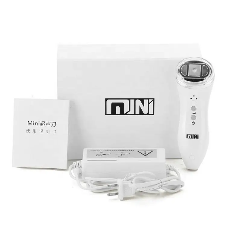 Mini Hifu High Intensity Focused Ultrasound Skin Facial Lifting Wrinkle Removal Beauty hifu Machine RF LED Equipment