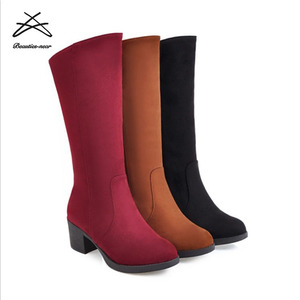 Stivali da Neve in <span class=keywords><strong>Camoscio</strong></span> di Alta Qualità per <span class=keywords><strong>Donna</strong></span> Vendita all'Ingrosso - Product Image 1