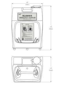 Stazione Portatile di Lavaggio per Pelle e Occhi da 8 Galloni in Materiale PE Honeywell per <span class=keywords><strong>Audit</strong></span> di Fabbrica - Product Image 2