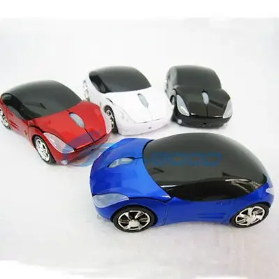 1600dpi 3D USB 2.4GHZ Car Style Wireless Optical Mouse With Usb Mini Receiver