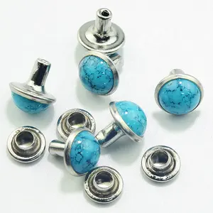 ที่ดีที่สุดคุณภาพ Turquoise หินคริสตัล,ม้า Brow คริสตัล Rhinestone Rivets