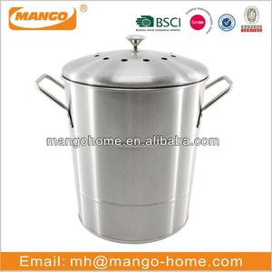 <strong>Compost</strong> Recycle <strong>Bucket</strong> Kitchen <strong>Compost</strong> Pail Bin With Lid Kitchen Counter-top Stainless Steel <strong>Compost</strong> <strong>Bucket</strong> - Product Image 2
