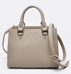 High quality custom italian 100% cow leather handbags manufacturers