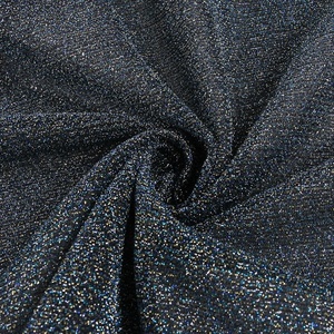 100% polyester vêtement noir stock beaucoup kg à <span class=keywords><strong>tricoter</strong></span> <span class=keywords><strong>lurex</strong></span> maille tissu pour robe - Product Image 6