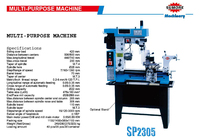 Tour et fraiseuse à 8 axes, machine à fraiser, SP2305, HQ800