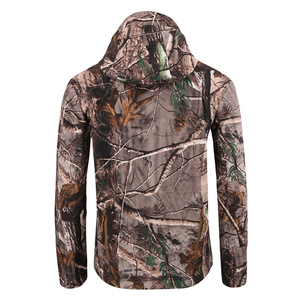 Veste tactique <span class=keywords><strong>softshell</strong></span> imperméable pour homme ESDY Camo Outdoor Hoodie Coat Hunting - Product Image 2