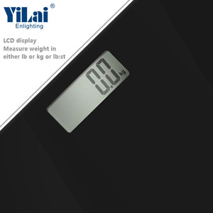 Cân Tắm Hàng Đầu Cân Điện Tử Cân Phòng Tắm Kỹ Thuật Số Trọng Lượng Cơ Thể 180 Kg OEM Vuông Điện Tử Và Khuyến Mại Đen 30x73mm - Product Image 3