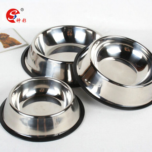 सस्ते स्टेनलेस स्टील पालतू कटोरा कुत्ते कटोरा पालतू फीडर - Product Image 1