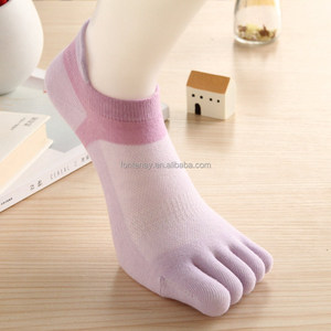 Chaussettes en coton pour adultes, sport d'affaires, cheville, cinq doigts - Product Image 6