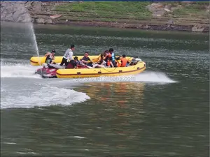 SANJ 8 أشخاص جت سكي بالطاقة jetboat قارب قارب قابل للنفخ 1800CC سكوتر للمياه زميله sanjiang موجة عداء للبيع