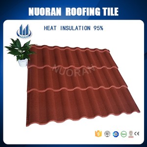 Materiales de Construcción de caucho chino, tipo de teja Solar de arcilla roja - Product Image 3