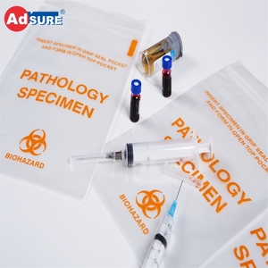 Sac de transport d'échantillons/sacs à fermeture éclair Biohazard/sac de transport d'échantillons médicaux avec poche pour usage en laboratoire - Product Image 5