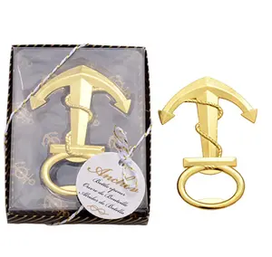 Gold Anchor Bottle Openers Baby Shower Return Gifts Wedding Favors for Guests Party Favors