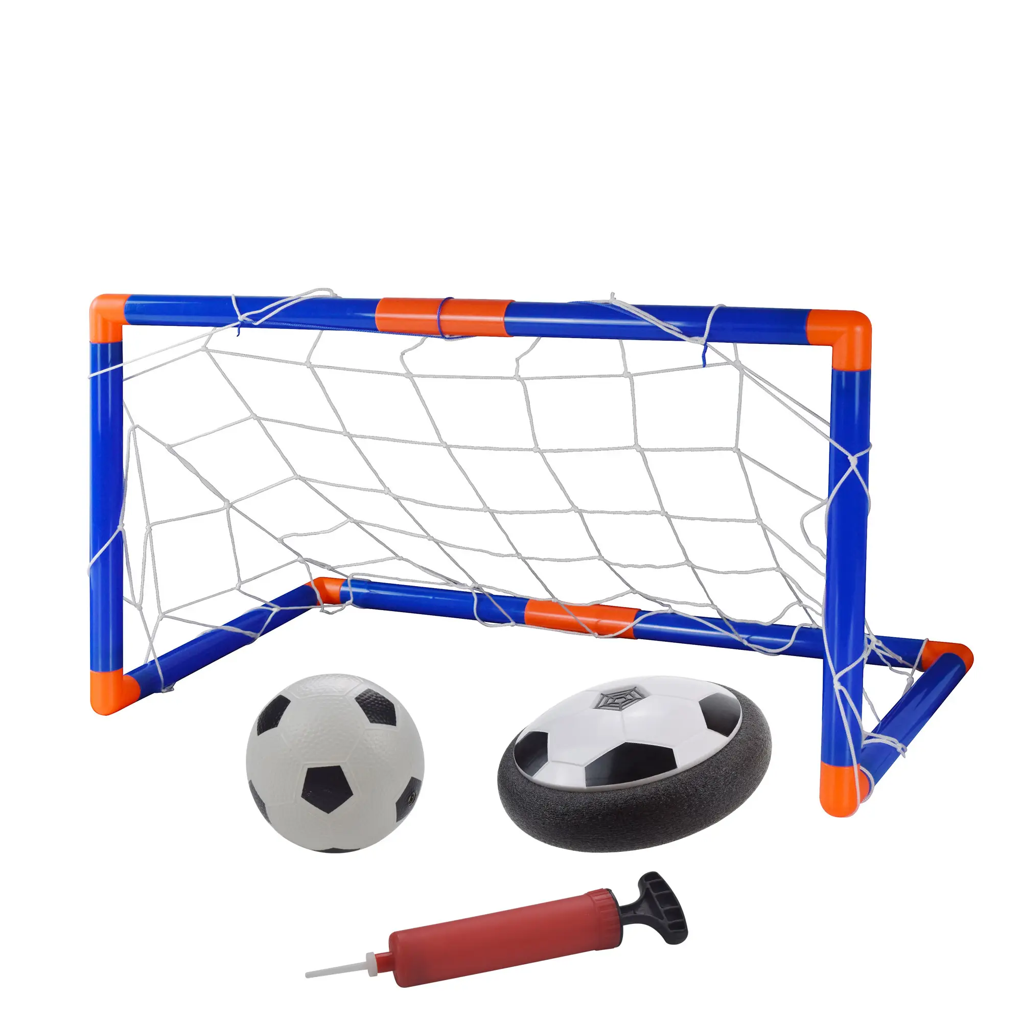 Kids Indoor Speelgoed Cadeau Led Verlichting Muziek Air Hover Voetbal Set