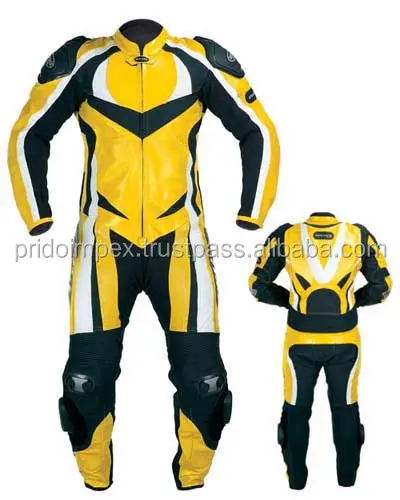 Combinaison de moto en cuir pour hommes, costume d'équitation, cool, vêtements de course, moto