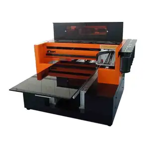 Harga rendah digital flatbed 3D timbul tekstur TPU kasus logam ponsel uv printer