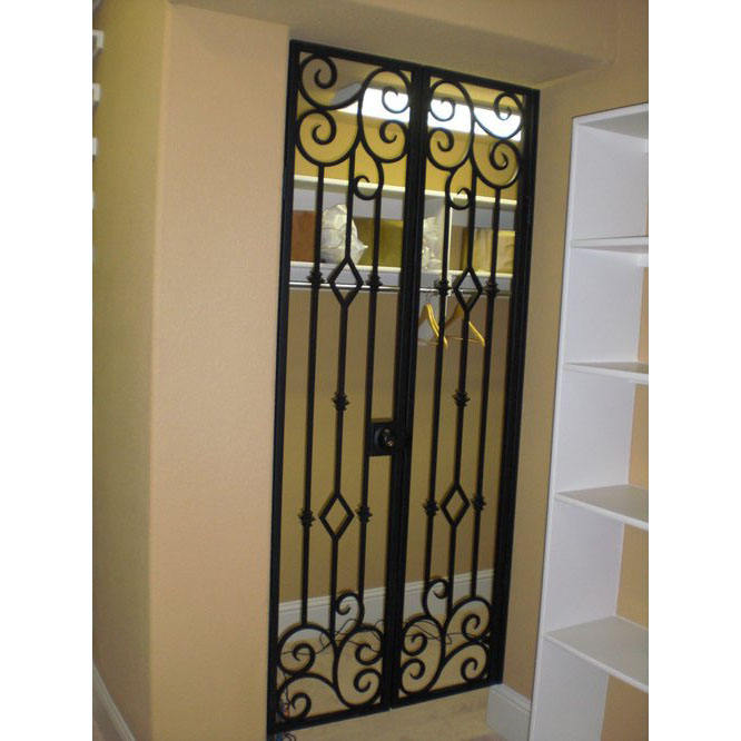 indoor iron gate