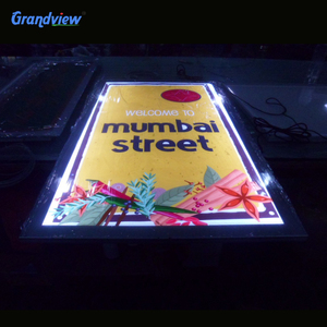 <span class=keywords><strong>Illuminato</strong></span> acrilico LED <span class=keywords><strong>pannello</strong></span> pubblicitario - Product Image 5