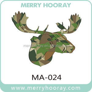 Tête de Cerf en Bois MDF à Faire Soi-Même, Tête d'Animal Moderne pour la Décoration Intérieure, Décoration Murale - Product Image 6