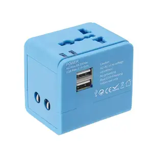 Best Seller Universal USB Travel Power Adapter All in One Wall Charger Worldwide Plug Socket Adaptor Gift