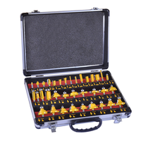Juego de 35 piezas de fresas para carpintería con 6mm 8mm 1/2 1/4 pulgadas vástago carpintería muebles de madera Kit de brocas para enrutador