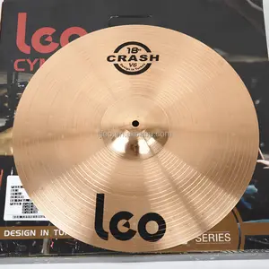 Leo V6 Brons Cymbals voor jazz drum set