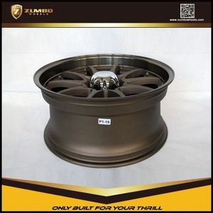 ZUMBO F7647 Semi Máquina de Bronce Mate Labio + Bronce Cataphoreisis Coche 20 "Llantas de Aleación - Product Image 3