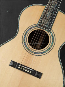 Guitarra Acústica Estilo OOO de 40 Pulgadas con Diapasón de 47 mm de Ancho, Guitarra Acústica de Madera Maciza Estilo Paulor - Product Image 5