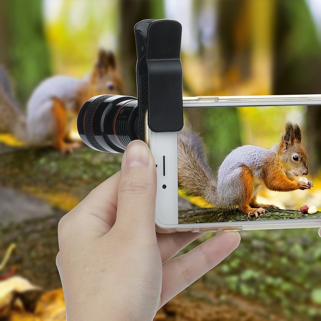 Samtech 12X Zoom Mobile Phone Telescope Lens for iphone Lens Phone Lens Kit