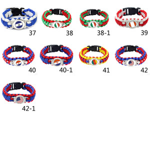 Personnalisé à la main Corde nationale D'afrique Du Sud drapeau bracelet paracorde - Product Image 5