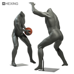 Cheap Life Size Fiberglass Headless Playing Basketball Full Body Muscle <strong>Mannequin</strong> <strong>Male</strong> for Display - Product Image 6