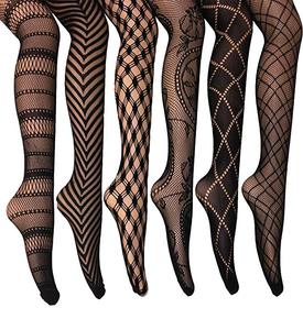 Medias de rejilla, pantimedias de encaje para mujer, medias de encaje, tallas grandes - Product Image 2