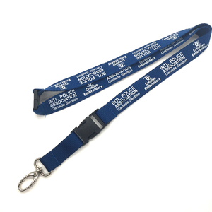 Cordão de Identificação de Funcionário em Poliéster Preto de Alta Qualidade com Impressão Offset de Logotipo Personalizado, Durável e Moderno - Product Image 5