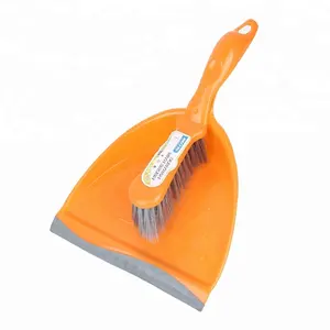 Factory wholesale mini dust cleaning plastic dustpan with brush