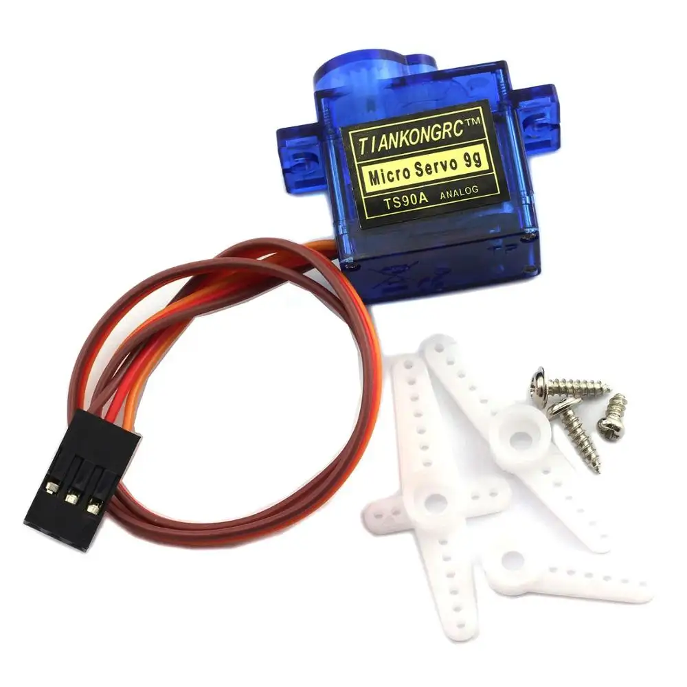 9G Micro Servo TS90A Robot Servo KT Motor 9 Grams Servo SG90 Replacement for RC 250 450 Helicopter Airplane Car Boat