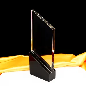 Новый прозрачный индивидуальный деловой свадебный подарок чистый кристаллический трофей K9 для фото/логотипов лазерная гравировка
