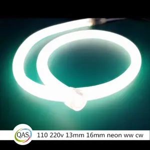 13mm Round 2 wire led rope light 110v 120v 220v 230v led neon flex rope light