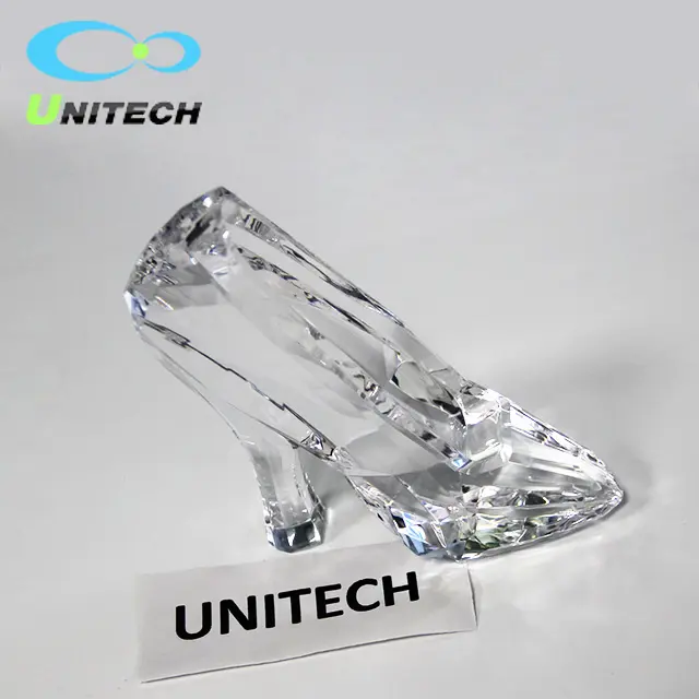 Wedding Favors Gift Craft Souvenir Trophies Clear Acrylic Glass High Heel Crystal Shoes