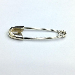 H2213 Qualified Sterling Silver 925 Metal <span class=keywords><strong>Brooch</strong></span> 30ミリメートルSafety Pin - Product Image 3