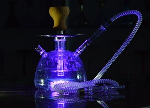 Vente en gros de narguilé de tabac de haute qualité, matériel en plastique, éclairage sheesha <span class=keywords><strong>chicha</strong></span> ensemble de narguilé <span class=keywords><strong>chicha</strong></span> fumer avec lumière led - Product Image 5