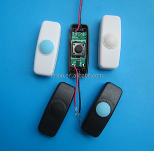 Interruptor de Atenuación de Luz LED de 12V con Cable Integrado, Tipo de Botón/Puerto de Alimentación CC - Product Image 1