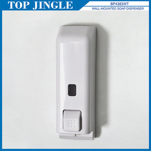 White Color Wall Mounted <b>Soap</b> <b>Dispenser</b> Holder for Shower - Product Image 2